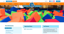 Desktop Screenshot of louisvillegymnastics.com